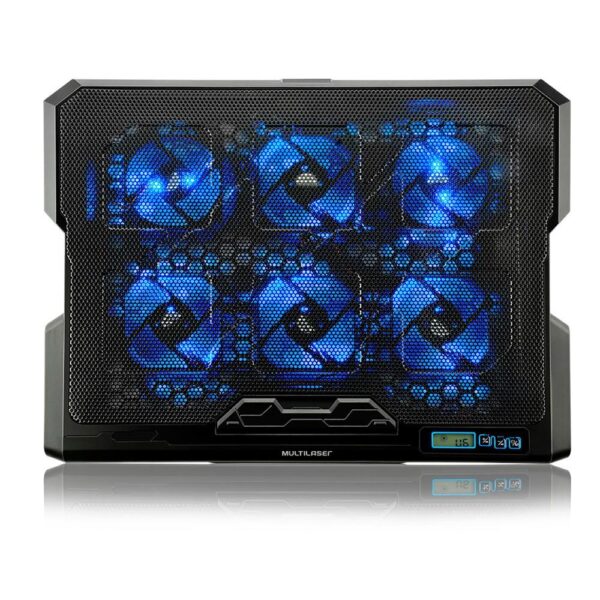 Base para Notebook Multi Hexa com 6 Coolers até 17´ - AC282