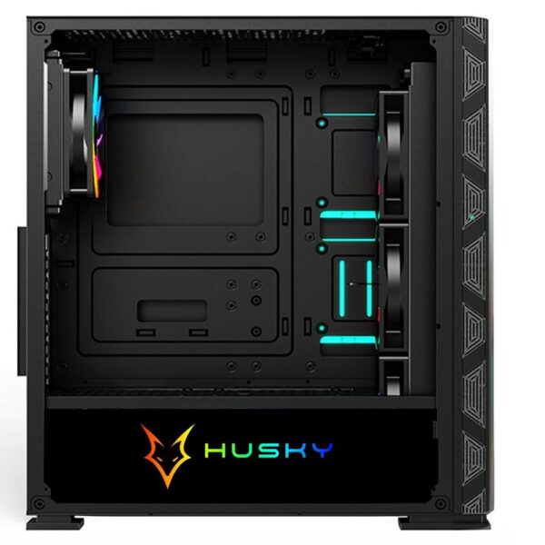 Gabinete Gamer Husky Frost, Mid Tower, ARGB, com FAN, Porta em Vidro Temperado - HGMC004 - Image 4