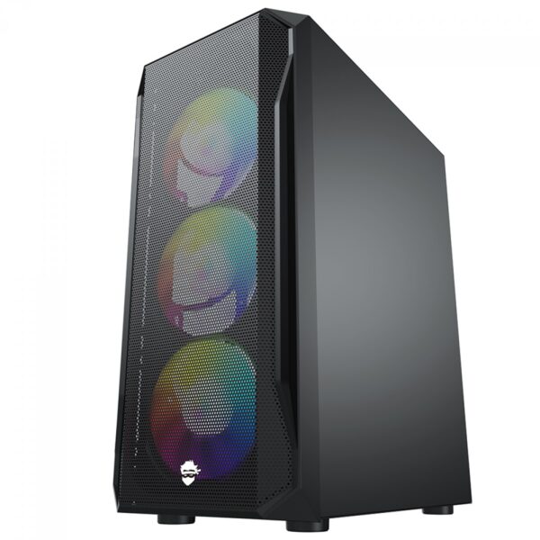 Gabinete Gamer Ninja AERO, RGB, Mid Tower, Vidro Temperado, ATX, Sem Fonte, Com 3 Fans - Image 4