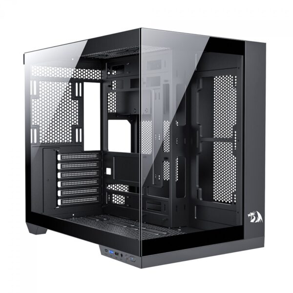 Gabinete Gamer Redragon Wideload Pro, Mid Tower, Vidro Temperado, ATX, Black, Sem Fonte, Sem Fan, CA-604B-PRO - Image 6