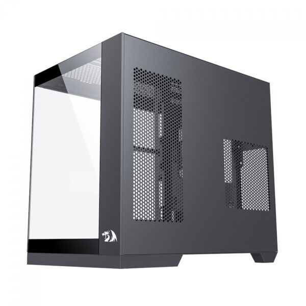 Gabinete Gamer Redragon Wideload Pro, Mid Tower, Vidro Temperado, ATX, Black, Sem Fonte, Sem Fan, CA-604B-PRO - Image 3