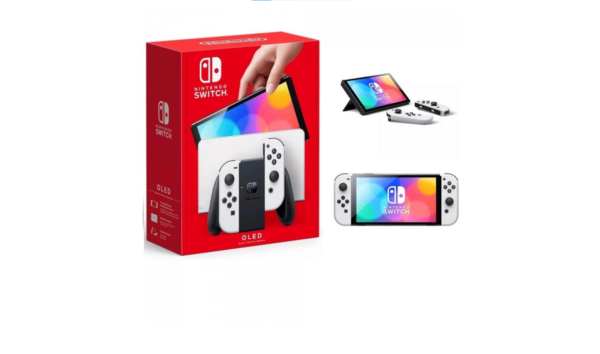 Console Nintendo Switch OLED, 64GB, 1x Joycon, White, HEG S KAAA2 BRA - Image 2