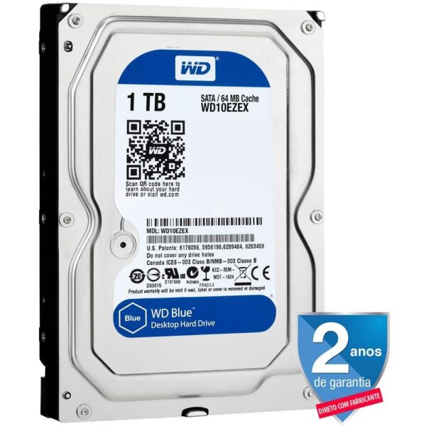 HD WD Blue 1TB, 3.5', SATA - WD10EZEX