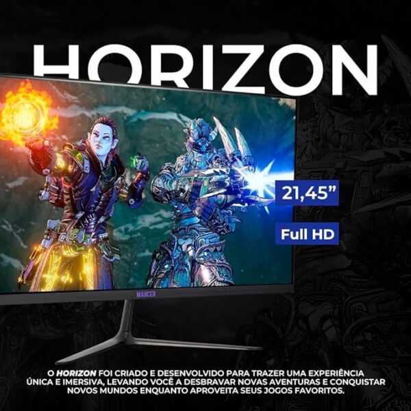 Monitor Gamer Mancer Horizon Z21, 21.45 Pol. Va, Full HD, 1ms, 75Hz, Freesync/G-Sync, VGA/HDMI, MCR-HZN21-BL1 - Image 3