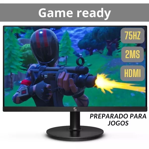 Monitor 19.5" LED, Widescreen, 75Hz, 2ms, HD, HDMI, VGA, VESA, Ajuste de inclinação - 3green M195WHD - Image 7