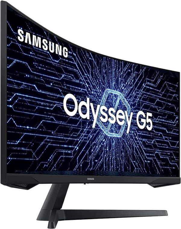 Samsung ‎C34G55TWWL Odyssey 34' - Monitor Gamer Curvo, WQHD, 165Hz, 1ms, tela ultrawide, HDMI, Display Port, Freesync Premium, preto, série G5 - Image 5