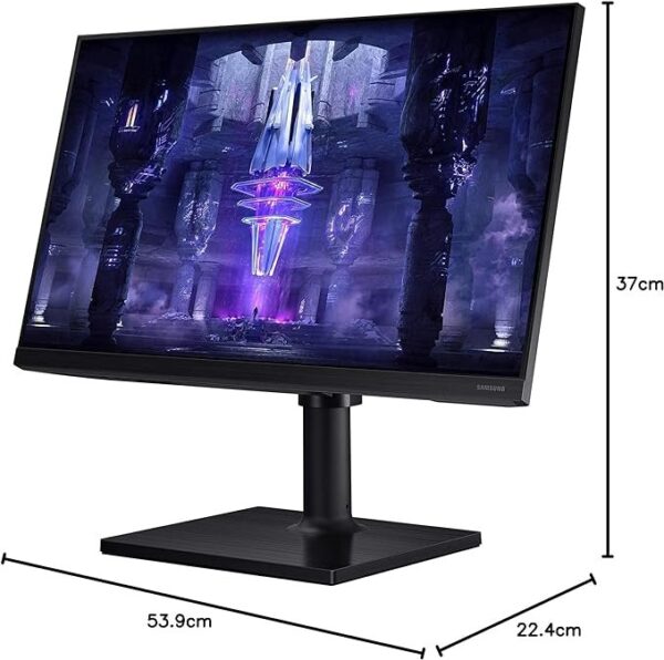 Monitor Gamer Samsung Odissey G30 24 Pol. Full HD LCD, 144Hz, Ajuste De Altura, Freesync Premium, Preto - Ls24bg300elmzd - Image 3