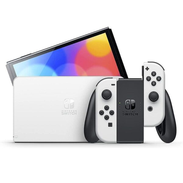 Console Nintendo Switch Oled Com Joy-con, Branco - Hbgskaaa1