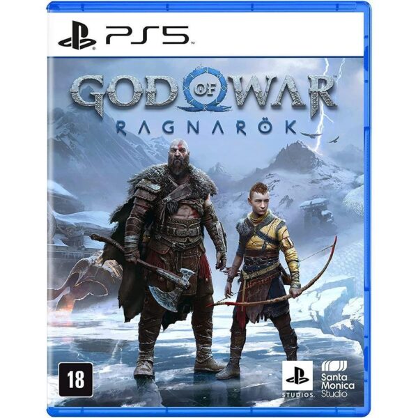 Console Sony Playstation 5, SSD 825GB, Controle Sem Fio Dualsense, Com Mídia Física, Branco + God Of War Ragnarok - Image 5