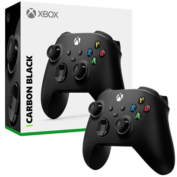 Controle Microsoft Xbox Carbon Black, Sem Fio, Para Xbox Series X e S, Preto - Qat-00007 - Image 3