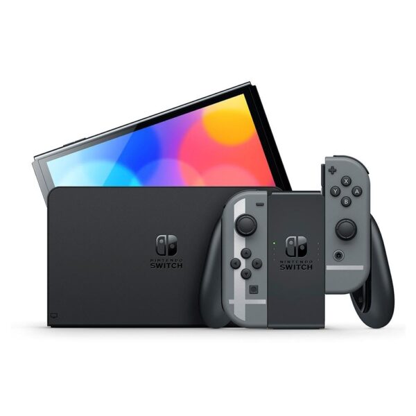 Console Nintendo Switch OLED + Jogo Super Smash Bros Ultimate - HBGSSKACLA - Image 5