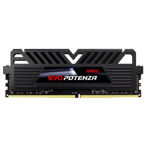 Memória DDR4 Geil Evo Potenza, 8GB, 3200MHz, Black, GAPB48GB3200C22SC