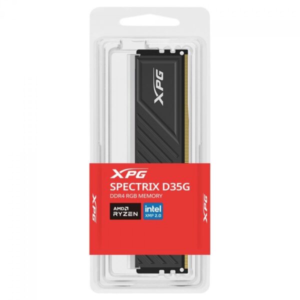 Memória DDR4 XPG Spectrix D35G, RGB, 8GB, 3200Mhz, Black, AX4U32008G16A-SBKD35G - Image 2