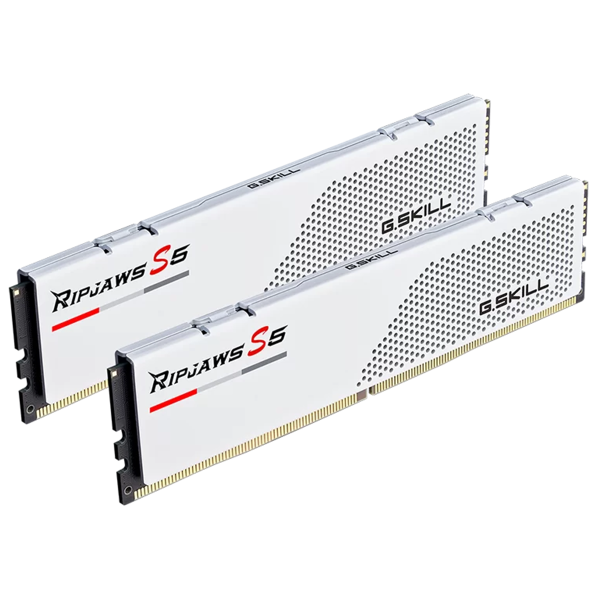 Memória DDR5 G.Skill Ripjaws S5, 32GB (2x16GB), 5200MHz, White, F5-5200J3636C16GX2-RS5W - Image 2