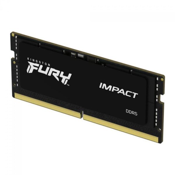 Memória Para Notebook DDR5 Kingston Fury Impact, 32GB, 4800MHz, CL38, Black, KF548S38IB-32 - Image 2