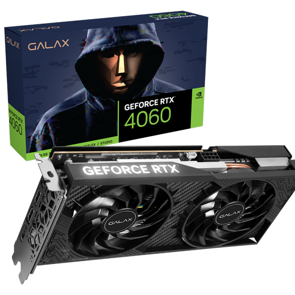 Placa de Vídeo Galax NVIDIA GeForce RTX 4060 1-Click OC 2X, 8GB, GDDR6, DLSS, Ray Tracing, 46NSL8MD8LOC