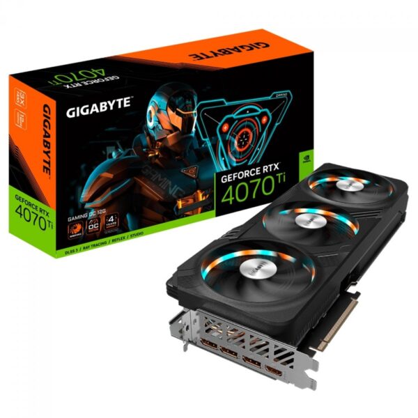 Placa de Video Gigabyte GeForce RTX 4070 Ti GAMING OC, 12GB, GDDR6X, DLSS, Ray Tracing, GV-N407TGAMING OC-12GD