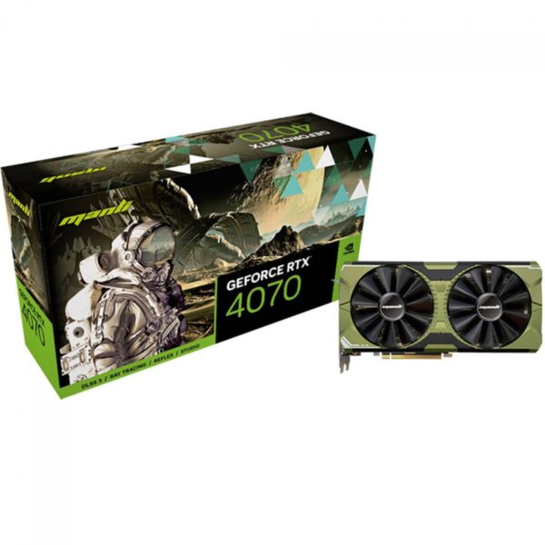 Placa de Vídeo Manli NVIDIA GeForce RTX 4070, 12GB, GDDR6X, DLSS, Ray Tracing, M-NRTX4070/6RFHPPP-M2545