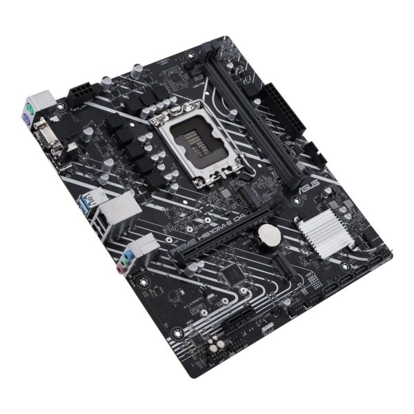 Placa Mãe Asus Prime H610M-E D4, Chipset H610, Intel LGA 1700, mATX, DDR4, 90MB19N0-C1BAY0 - Image 2