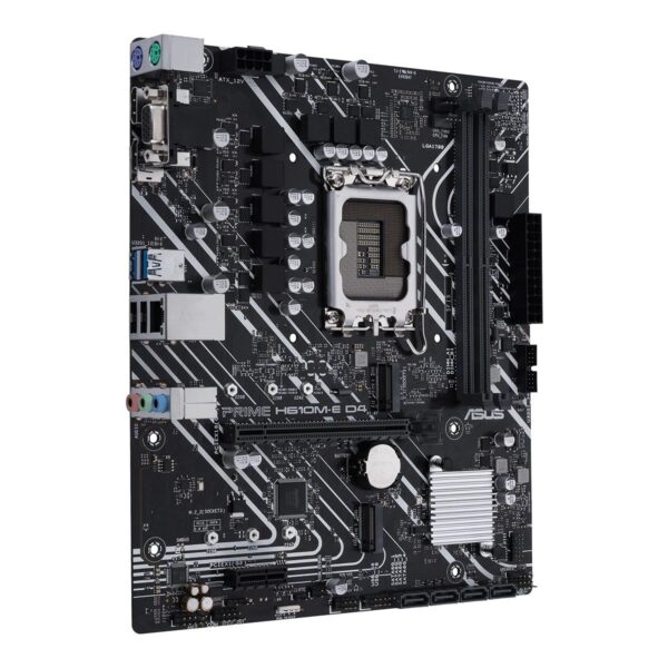 Placa Mãe Asus Prime H610M-E D4, Chipset H610, Intel LGA 1700, mATX, DDR4, 90MB19N0-C1BAY0 - Image 3