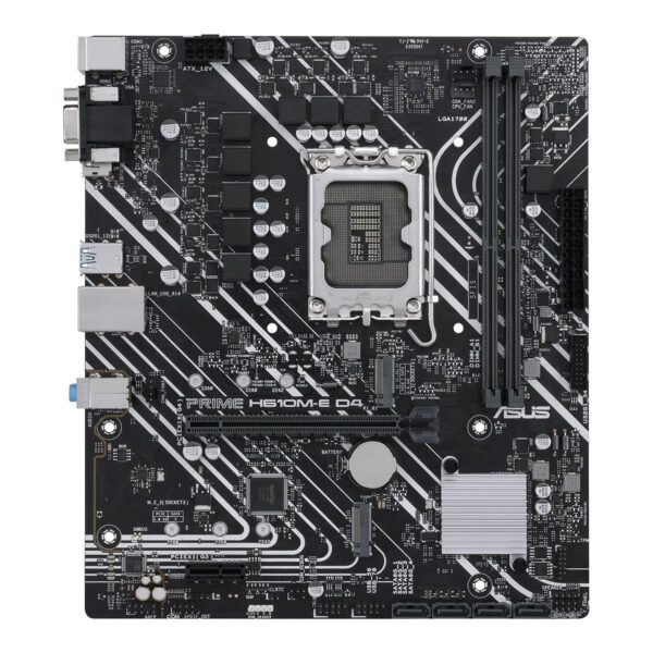 Placa Mãe Asus Prime H610M-E D4, Chipset H610, Intel LGA 1700, mATX, DDR4, 90MB19N0-C1BAY0 - Image 4