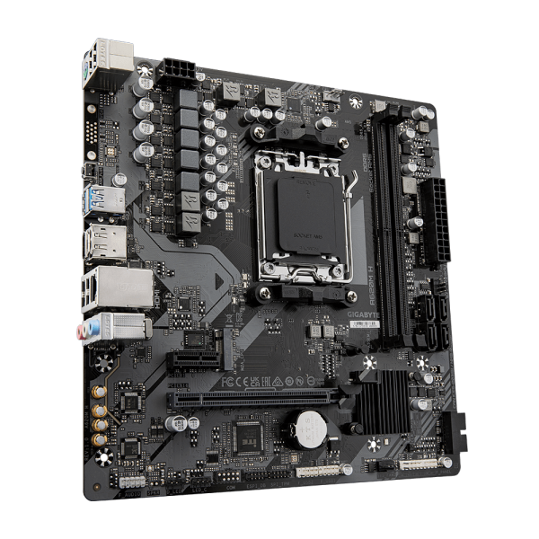 Placa Mãe Gigabyte A620M H, Chipset B620, AMD AM5, MATX, DDR5 - Image 3