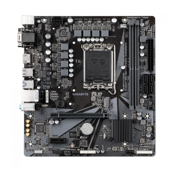 Placa Mãe Gigabyte H610M H DDR4, Chipset H610, Intel LGA 1700, mATX, DDR4 - Image 3