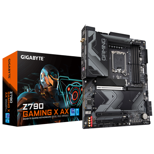 Placa Mãe Gigabyte Z790 WIFI Gaming X AX, Chipset Z790, Intel LGA 1700, ATX, DDR5